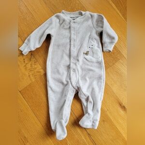 3 months fleece sleeper